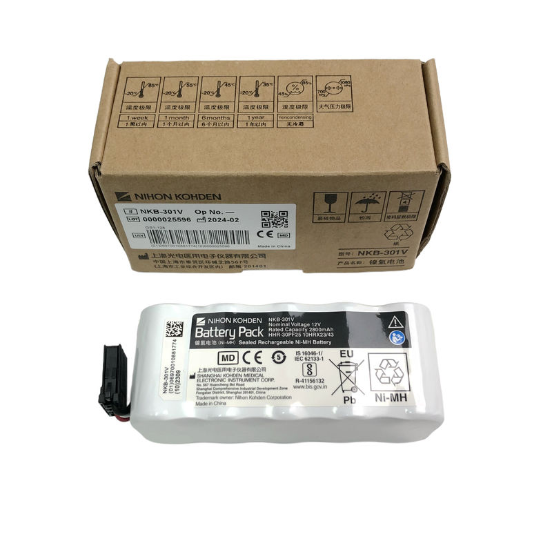 NIHONKOHDEN NKB-301V Запечатанная аккумуляторная батарея Ni-MH номинальное напряжение 12v номинальная емкость 2800mAh